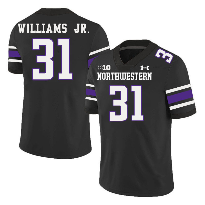 Northwestern Wildcats #31 Tito Williams Jr. College Football Jerseys Stitched-Black